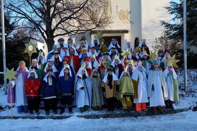 Sternsinger v. Unterankenreute sind zu sehen